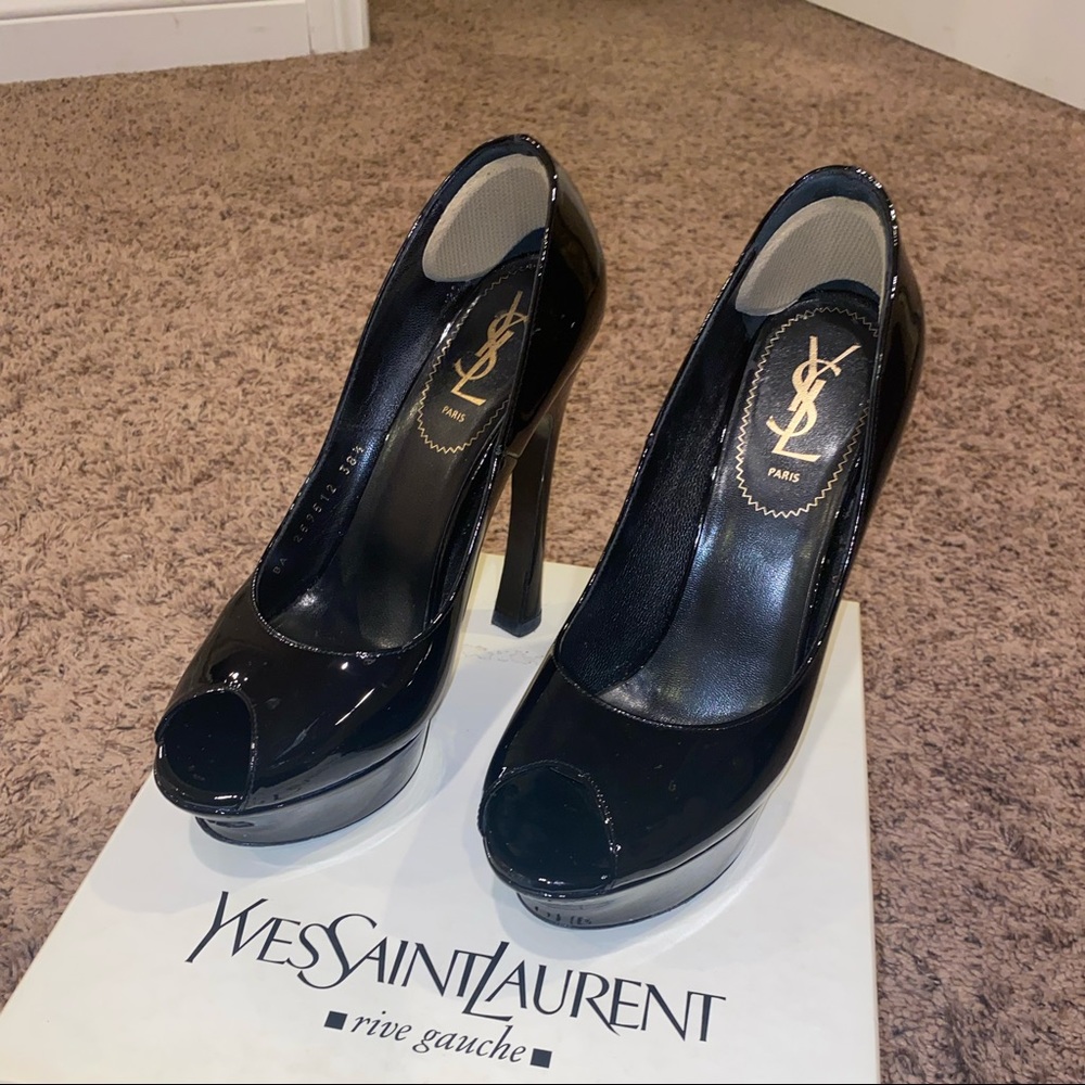 YSL PATENT LEATHER SHOES